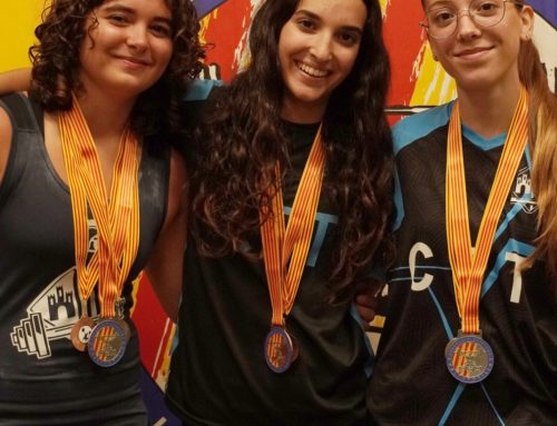 Ocho medallas del CP Terrassa en el Campeonato de Catalunya Júnior de Halterofilia